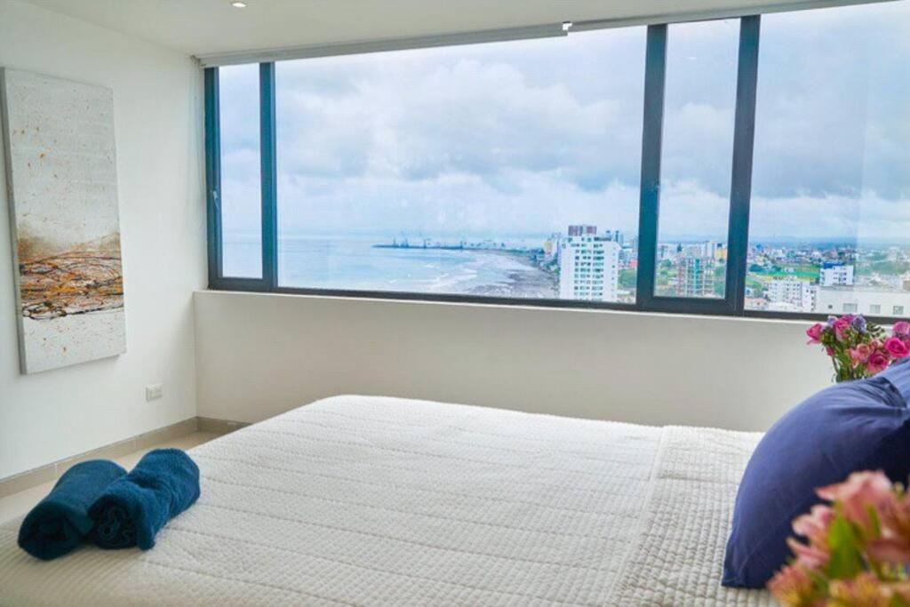 P11 Poseidon 5 Stars Elite Ocean View Piscina Apartamento 2 Dormitorios مانتا المظهر الخارجي الصورة
