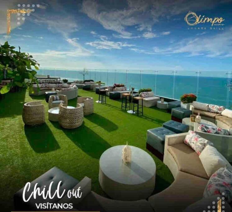 P11 Poseidon 5 Stars Elite Ocean View Piscina Apartamento 2 Dormitorios مانتا المظهر الخارجي الصورة